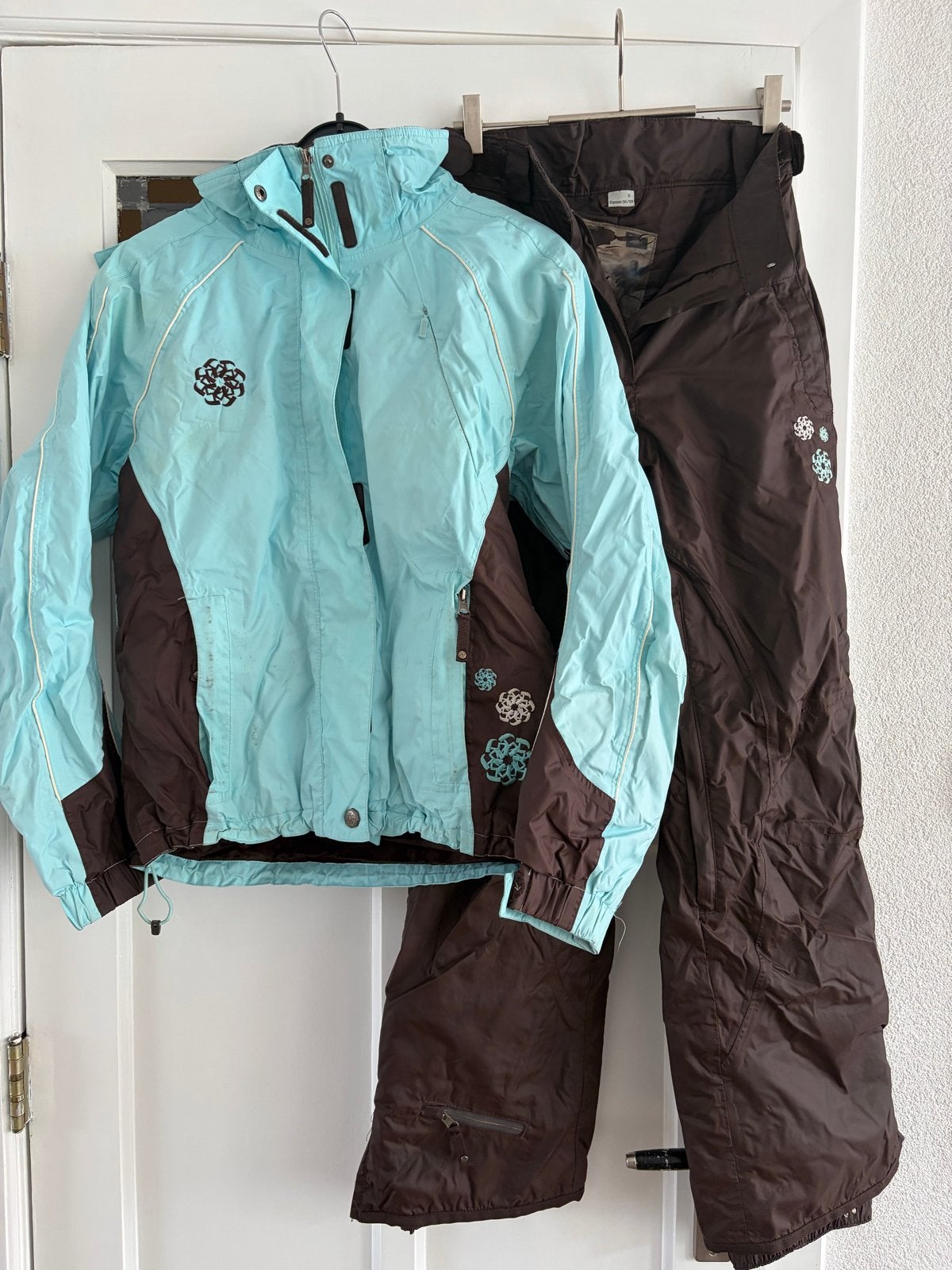 Shamp ski-jas en skibroek dames maat S (36/38), Ophalen of Verzenden, Gedragen, Maat 36 (S), Pak