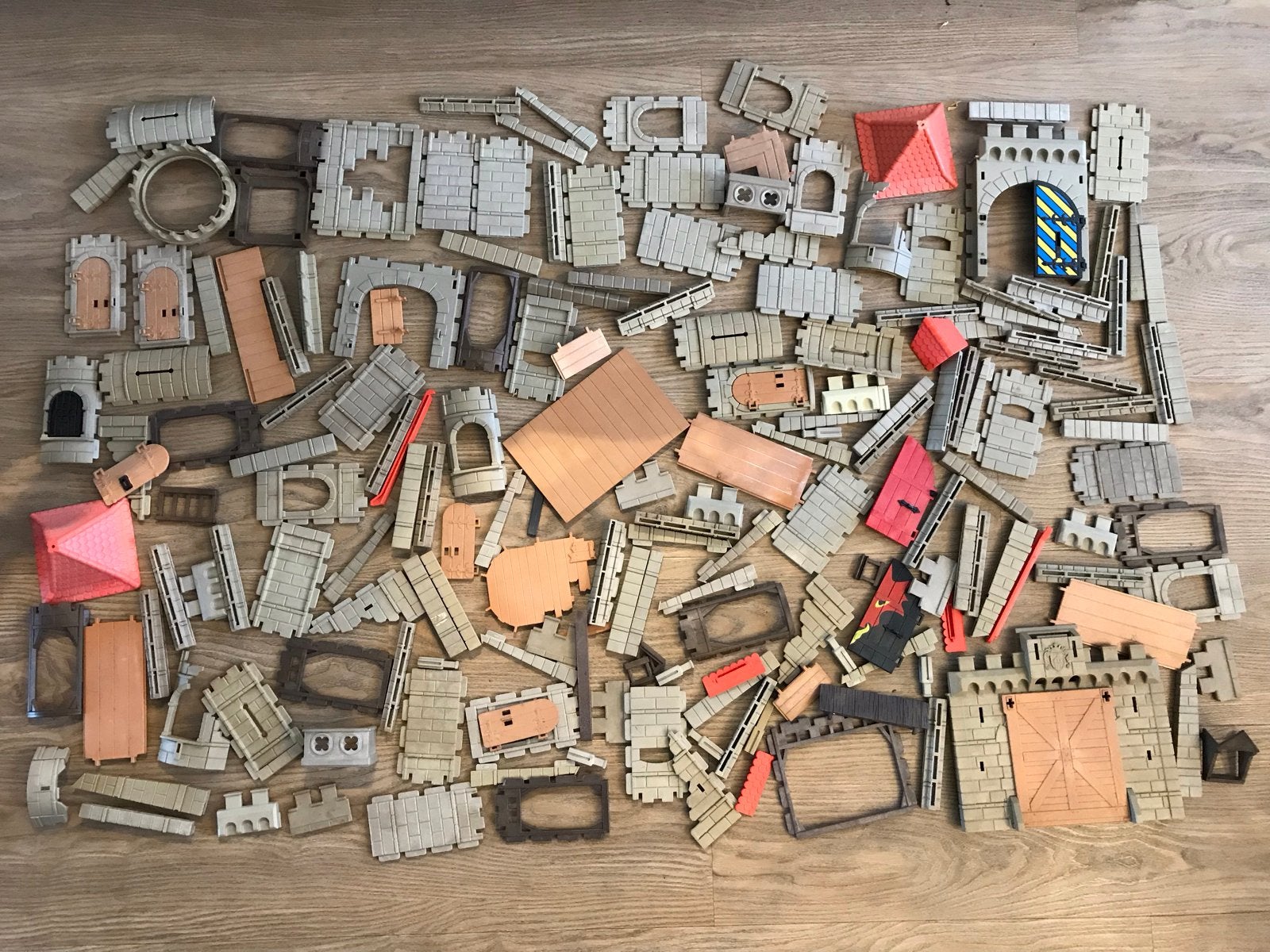 Playmobil Kasteel - Grote partij losse onderdelen, Kinderen en Baby's, Gebruikt, Losse onderdelen, Ophalen of Verzenden, Kasteel/Fort