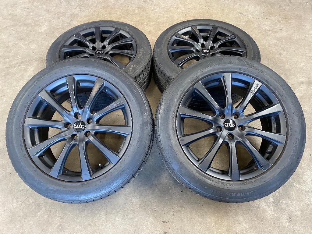 19 inch Brock sport velgen + zomerbanden Audi Q5, 19 inch, Gebruikt, Banden en Velgen, Ophalen of Verzenden