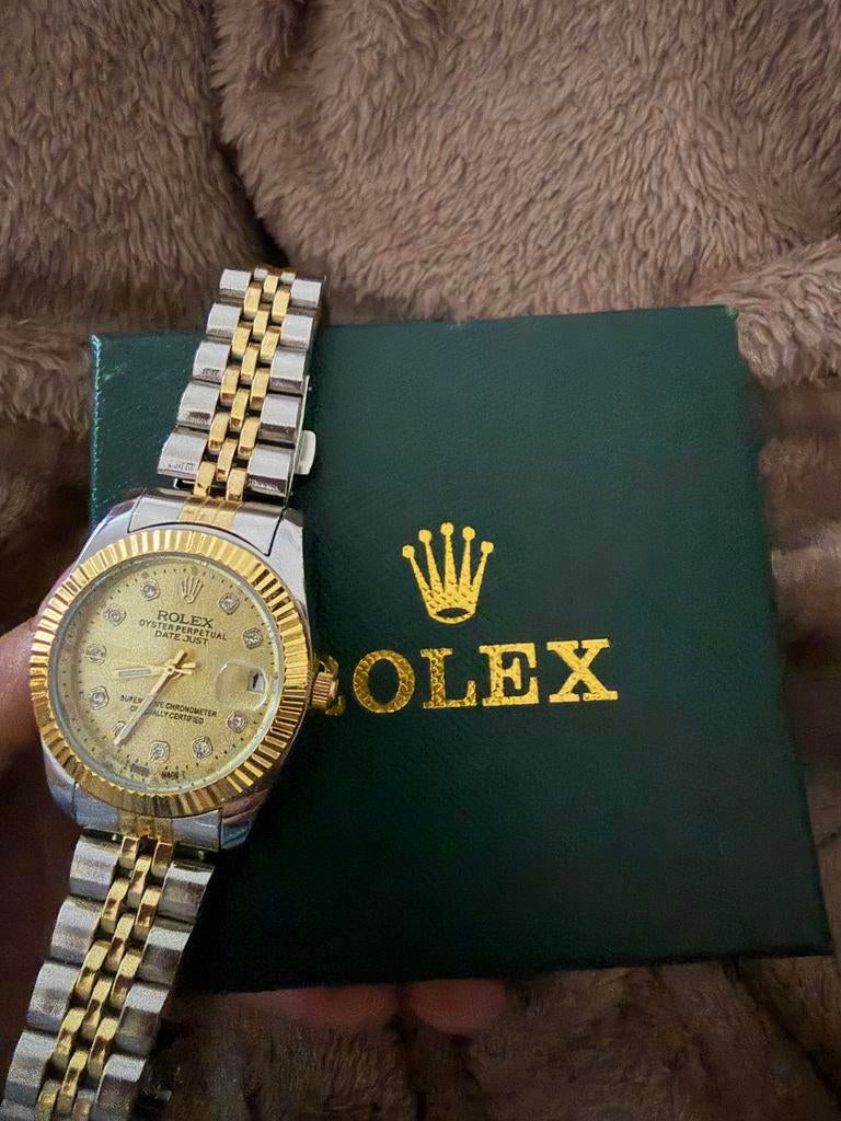 Rolex, Sieraden, Tassen en Uiterlijk, Horloges | Dames, Staal, Rolex, Polshorloge, Ophalen of Verzenden