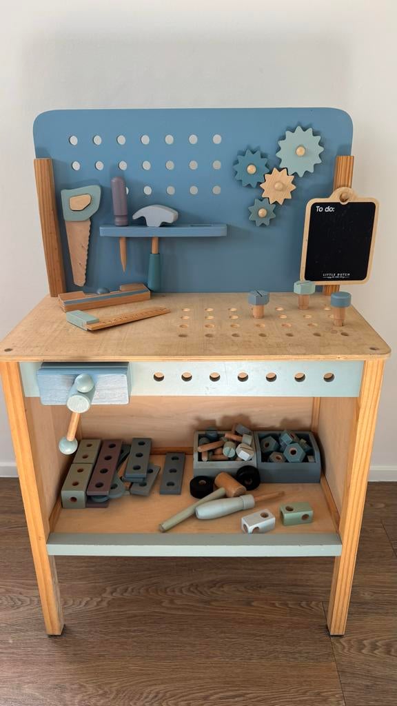 Little Dutch Houten Werkbank met Gereedschap, Ophalen, Gebruikt