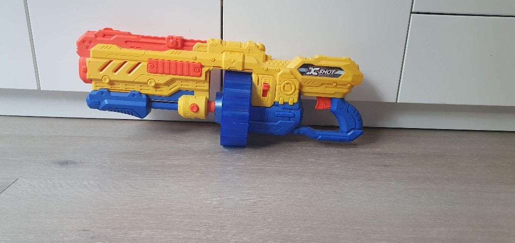 Nerf gun X-shot turbo advance met 80 kogels, Ophalen of Verzenden, Gebruikt