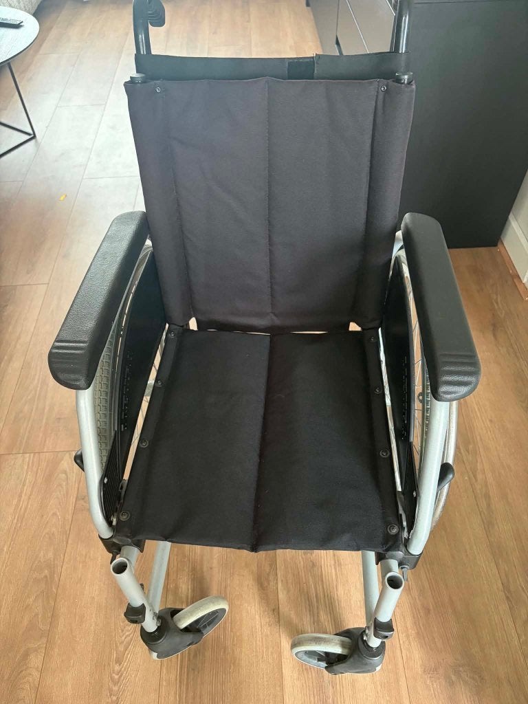 rolstoel, Diversen, Rolstoelen, Ophalen, Inklapbaar, Zo goed als nieuw, Duwrolstoel