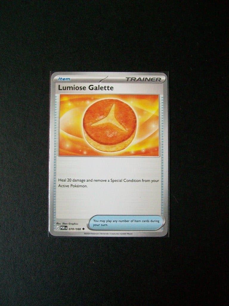 3785. Nieuwe Pokemon Kaart Trainer LUMIOSE GALETTE (078/088), Verzenden, Nieuw, Losse kaart