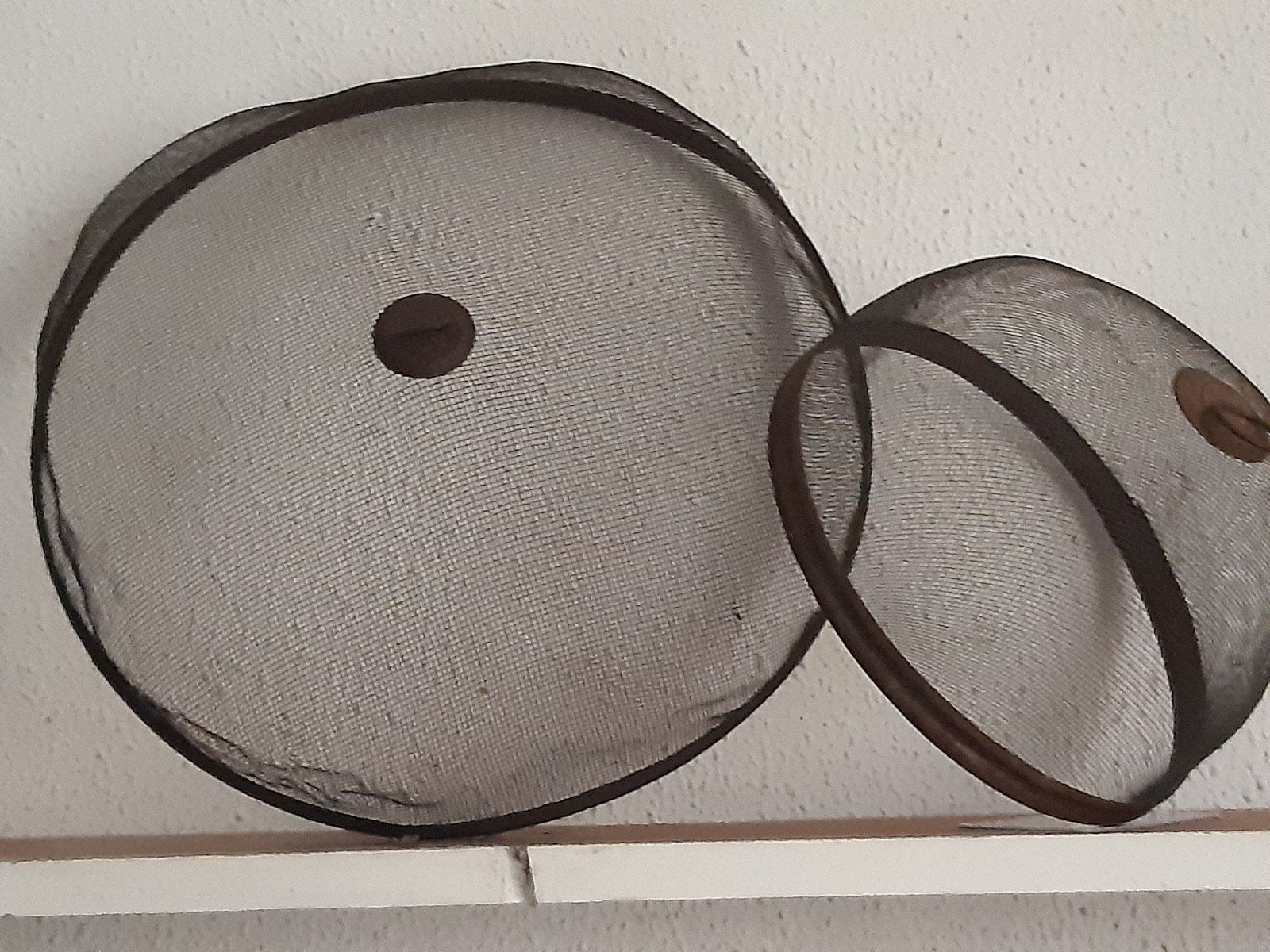 Gaasstolp  shabby metalen cloche,stoer brocante ,sober, Ophalen of Verzenden