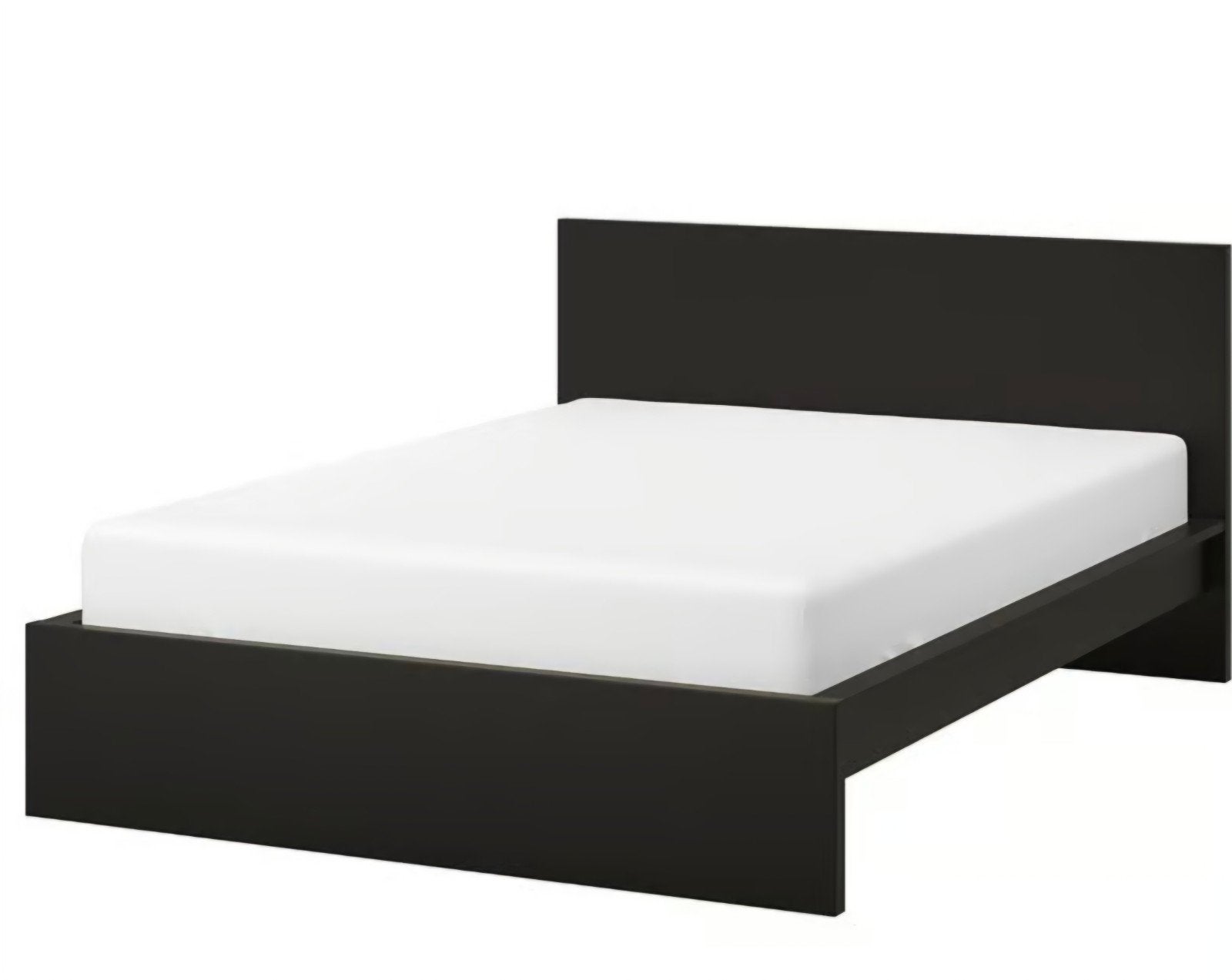 Malm bed 180x200 incl lattenbodems 2 jaar oud, Ophalen, Bruin, Tweepersoons, Zo goed als nieuw
