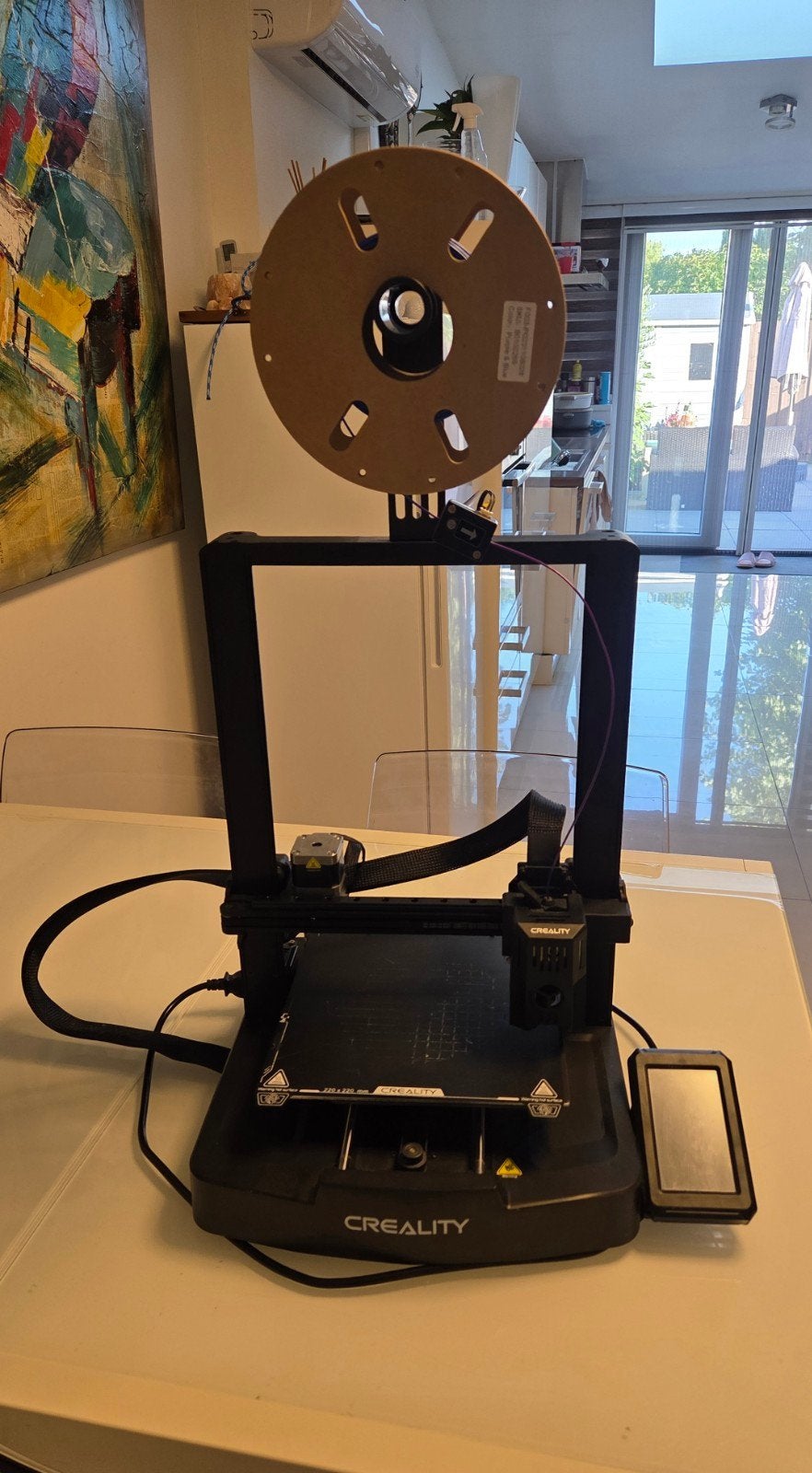 Creality 3D-printer - Zo goed als nieuw, Computers en Software, 3D Printers, Ophalen of Verzenden, Zo goed als nieuw, Filament