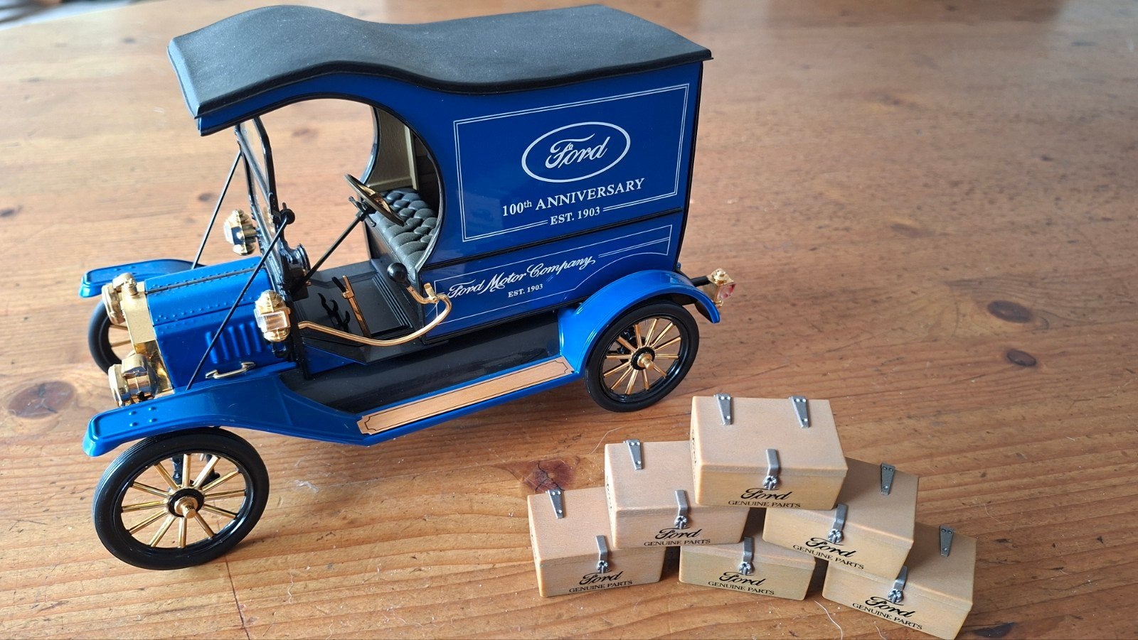 Ford T, 1:16, Franklin Mint,  nr 204, Hobby en Vrije tijd, Ophalen of Verzenden, Zo goed als nieuw, Auto, Overige merken