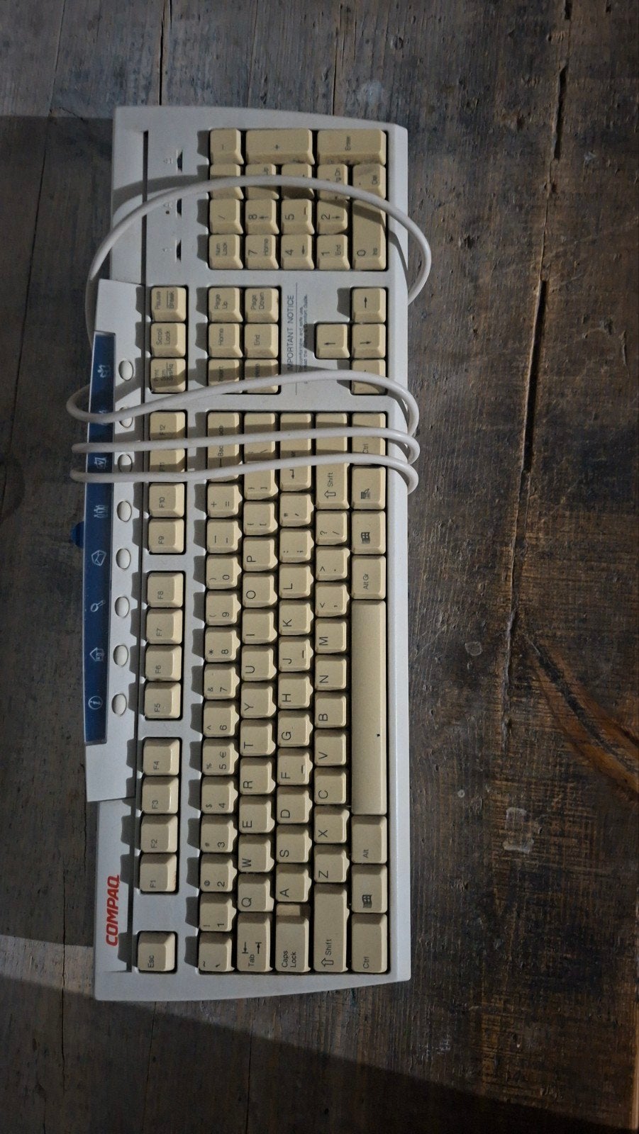 toetsenbord retro pc compac, Computers en Software, Ophalen of Verzenden, Zo goed als nieuw