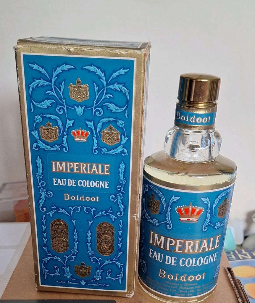 Vintage Boldoot Imperiale Eau de Cologne fabrieksverzegeld, Verzamelen, Ophalen of Verzenden, Parfumfles