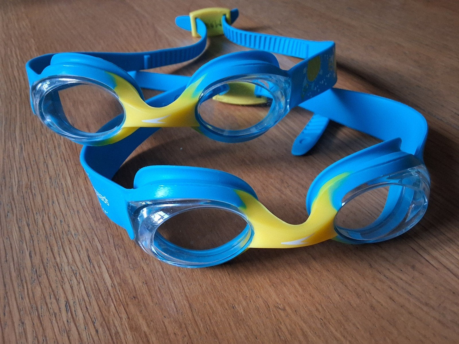 Speedo kinder zwembril / duikbrillen blauw junior (2 stuks), Sport en Fitness, Overige Sport en Fitness, Zo goed als nieuw, Ophalen of Verzenden