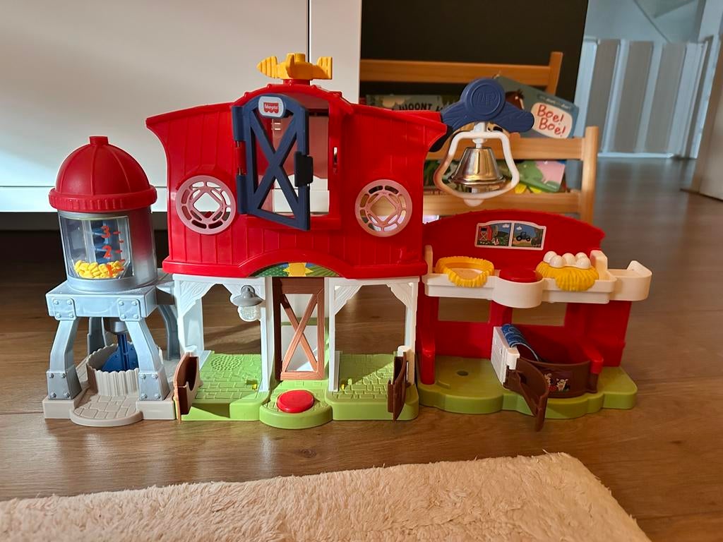 Fisher price little people boerderij, Kinderen en Baby's, Speelgoed | Poppenhuizen, Ophalen, Zo goed als nieuw, Poppenhuis