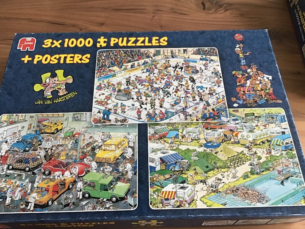 Jan van Haasteren puzzels, Ophalen of Verzenden, 500 t/m 1500 stukjes, Gebruikt, Legpuzzel