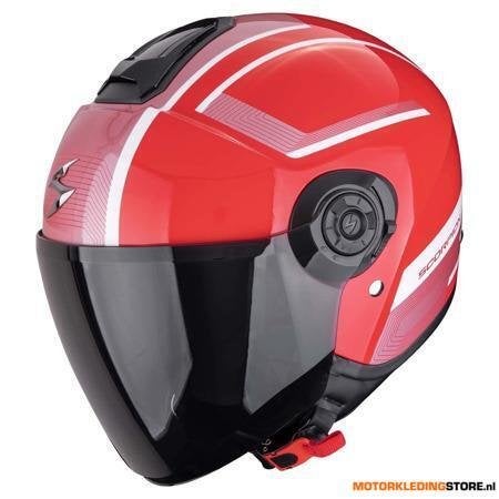 Scorpion Exo-City II Cosmos Jethelm, Rood-Zilver, Ophalen of Verzenden, Nieuw met kaartje