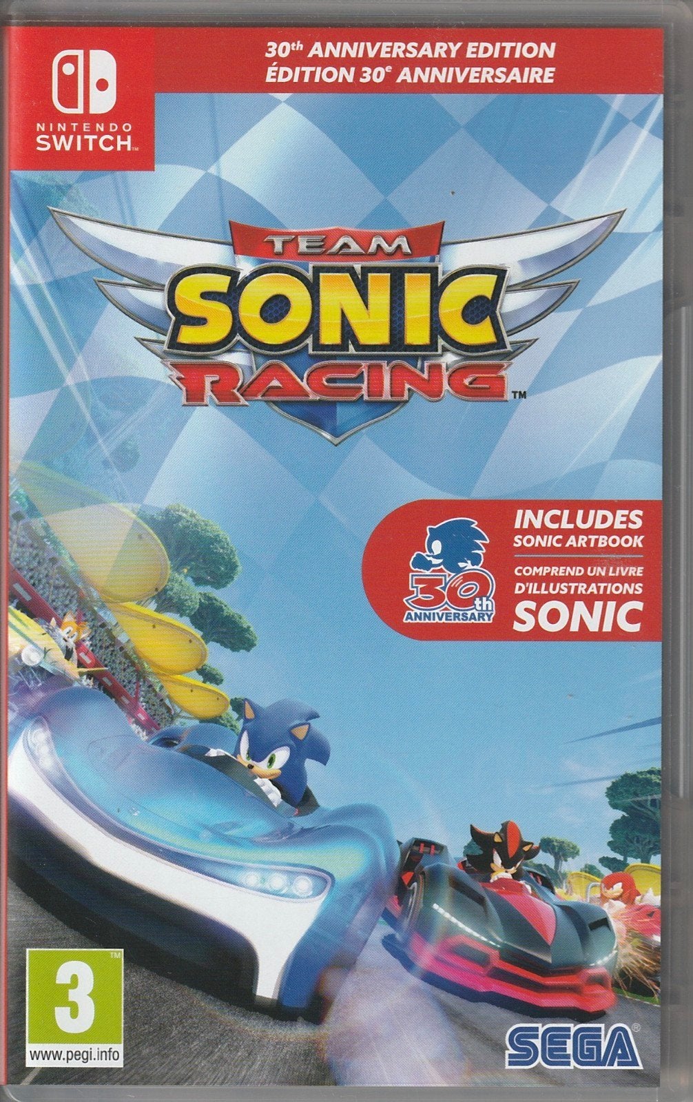 Team Sonic Racing Nintendo Switch 30th Anniversary Edition, Verzenden, Zo goed als nieuw, Platform, Vanaf 3 jaar