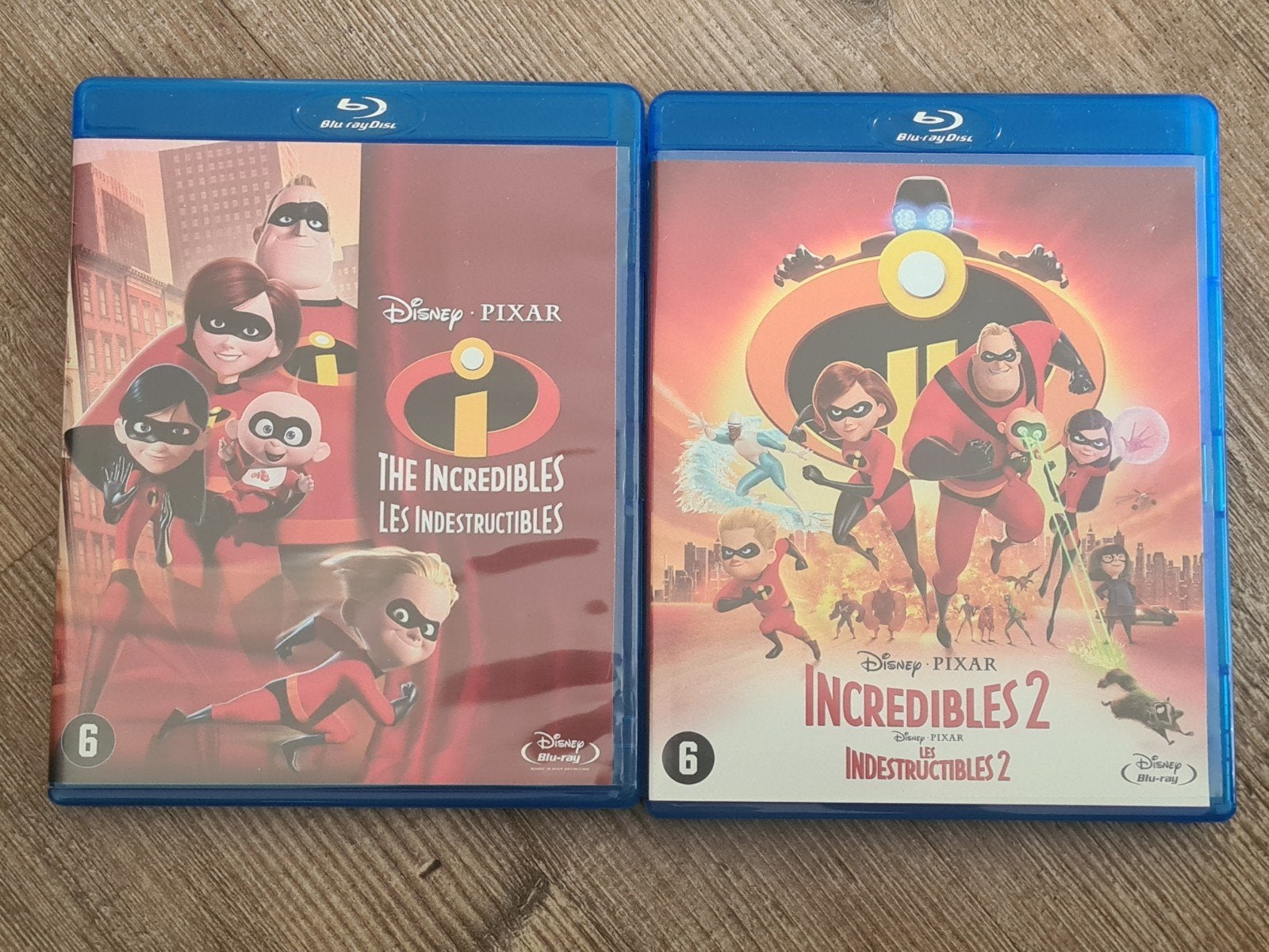The Incredibles 1 & 2 Blu-ray Disney Pixar, Inclusief extra's, Nederlands, Kinderen en Jeugd, Ophalen of Verzenden