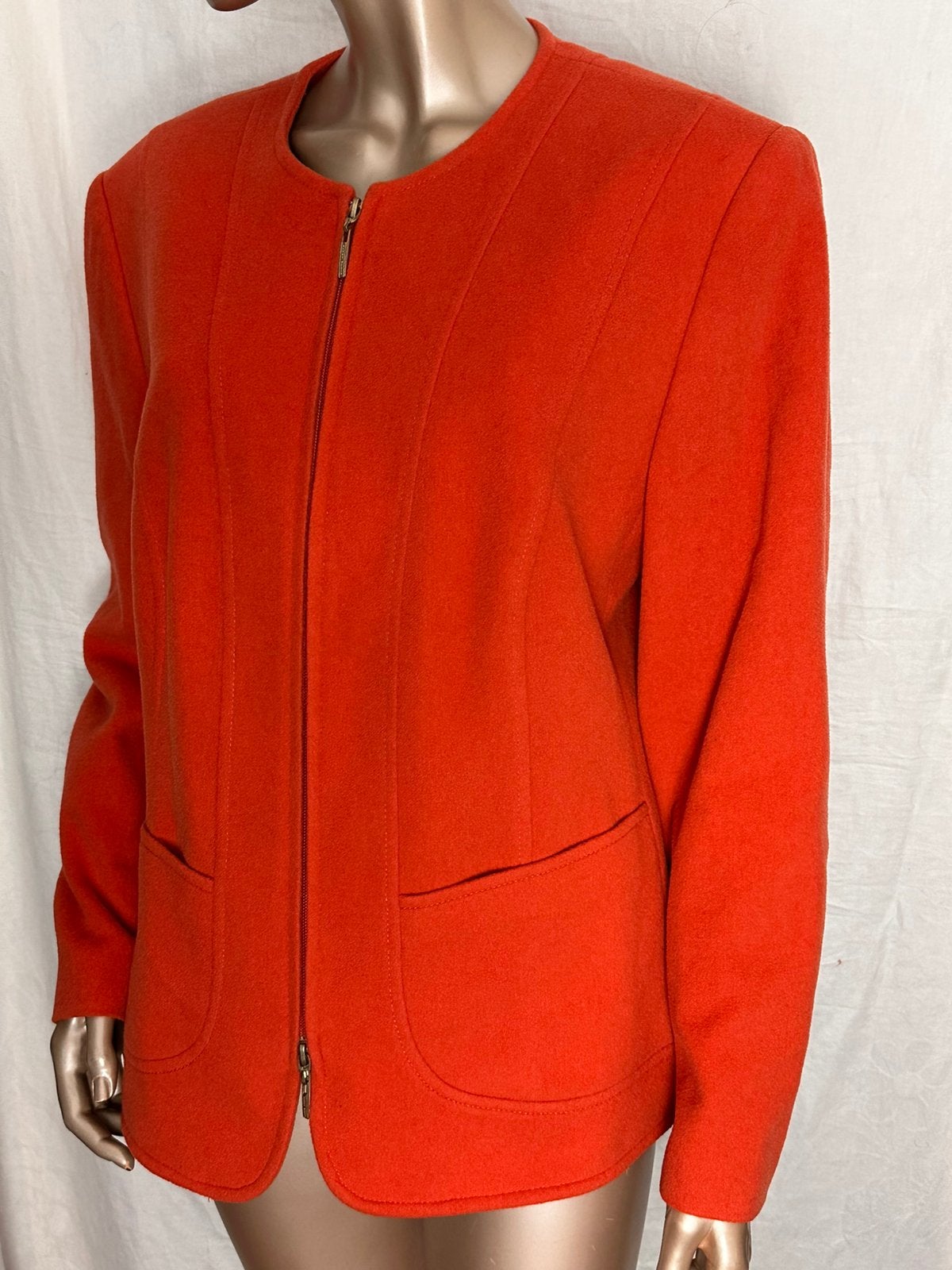 Gerry Weber jasje maat 44 Wool, Kleding | Dames, Jasjes, Kostuums en Pakken, Verzenden, Zo goed als nieuw, Maat 42/44 (L), Oranje