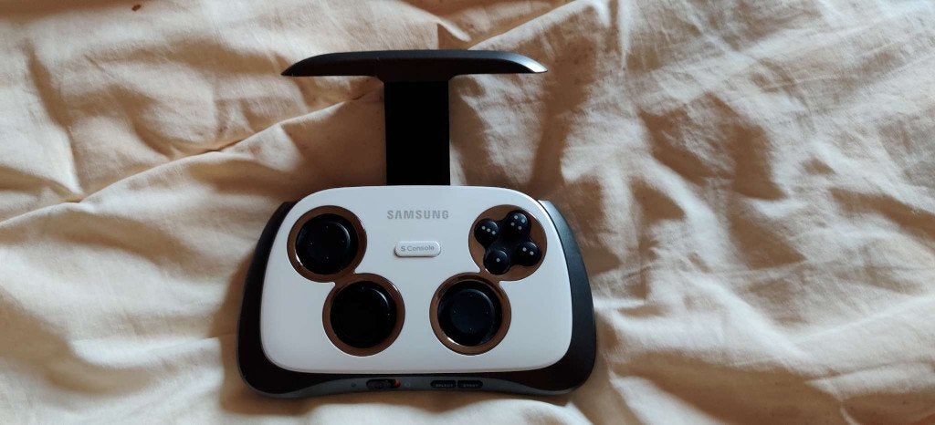 Samsung S Console EL-GP20 gsm gamepad, Ophalen, Zo goed als nieuw, Met 1 controller