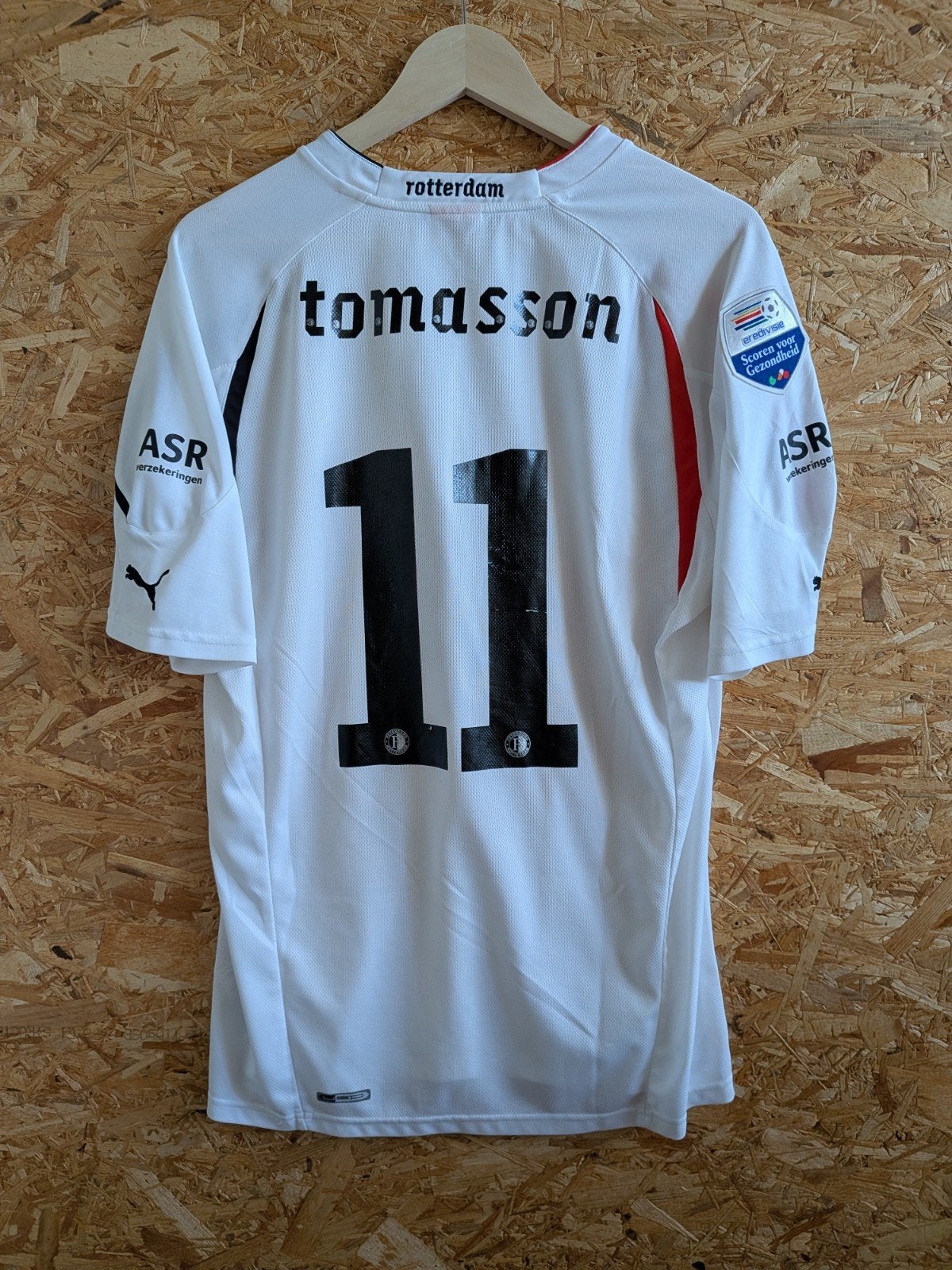 Feyenoord Rotterdam 2009/2010 uitshirt Tomasson #11, Maat XL, Ophalen of Verzenden, Zo goed als nieuw, Shirt
