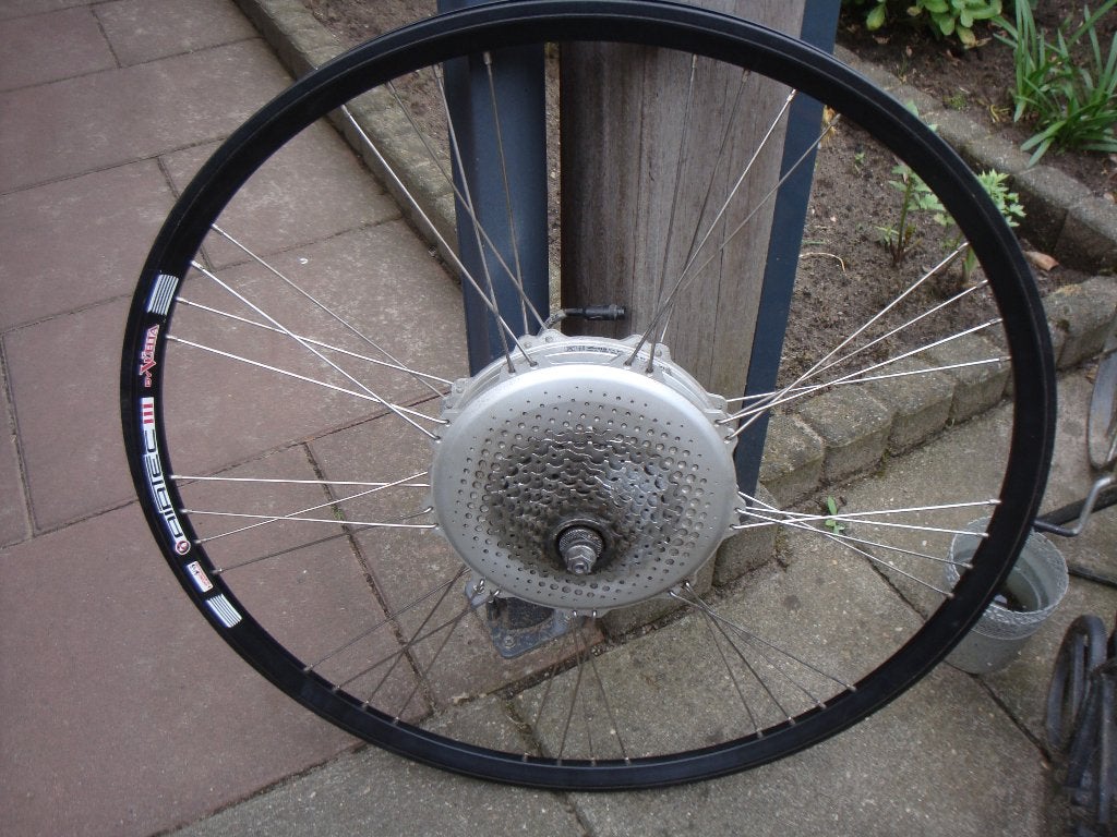 achterwiel trek met motor 8V en rollerbrake TEAB, Gebruikt, Motor, Aluminium, Trek