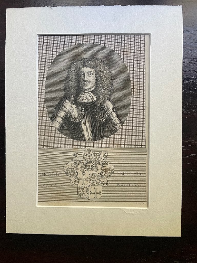 1850 - George Frederick - Waldeck - Edouard Taurel P0703, Ophalen of Verzenden, Ets, 1800 - 1899