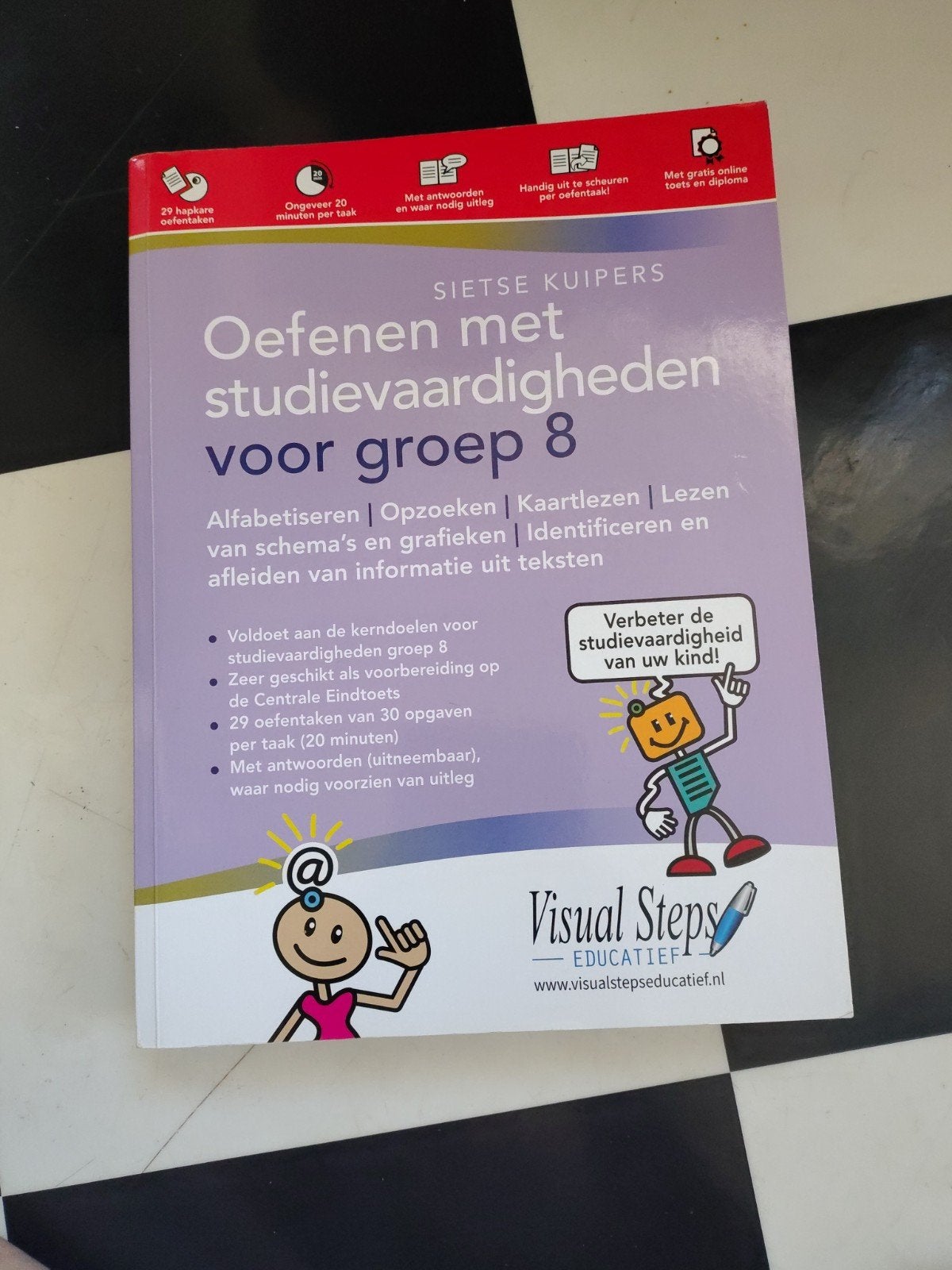 Sietse Kuipers Oefenen met Studievaardigheden - Visual Steps, Boeken, Gelezen, Overige vakken, Visual Steps B.V., Ophalen of Verzenden