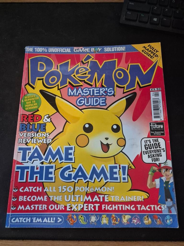 Pokémon Master's Guide: Red & Blue Versions Reviewed, Ophalen of Verzenden, Gelezen, Overige typen