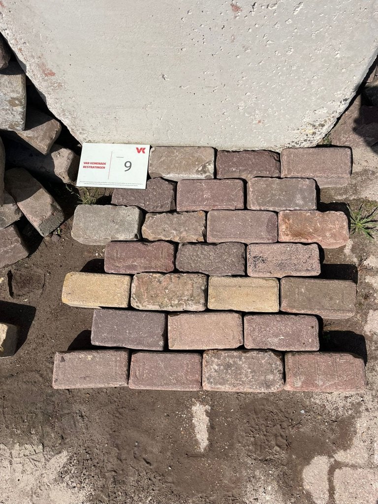 gebruikt oud gebakken klinkerkeien genuanceerd, Tuin en Terras, Tegels en Klinkers, Ophalen of Verzenden, Gebruikt, Keramiek, Klinkers