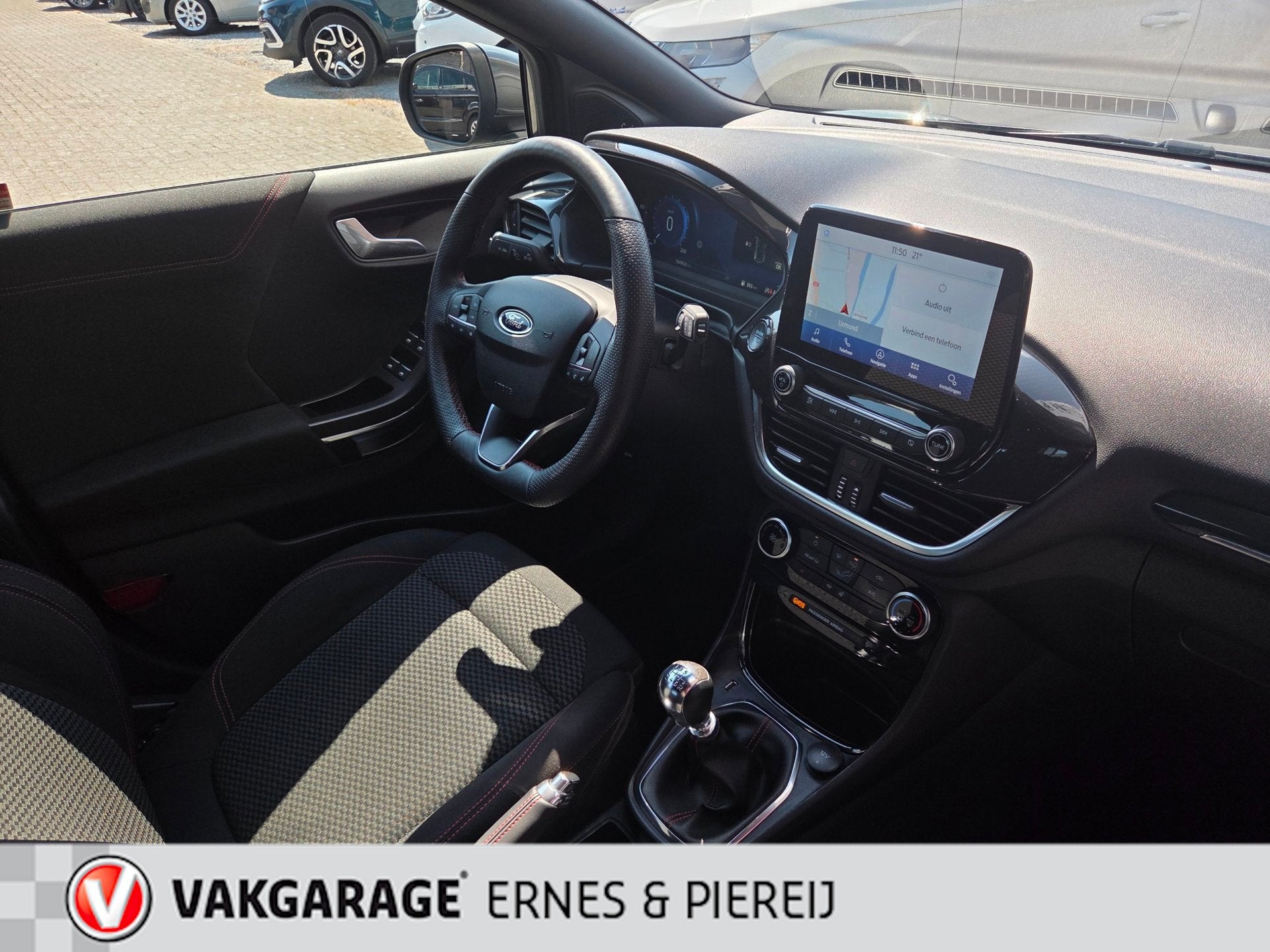 Ford Puma 1.0 EcoBoost Hybrid ST-Line X *Garantie mogelijk t, Voorwielaandrijving, Zwart, Bedrijf, 3 cilinders