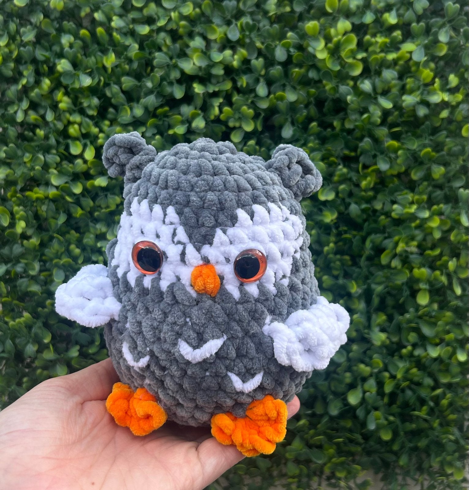 Handgemaakt gehaakte uil knuffel pluche, Overige merken, Overige typen, Nieuw, Meerkleurig