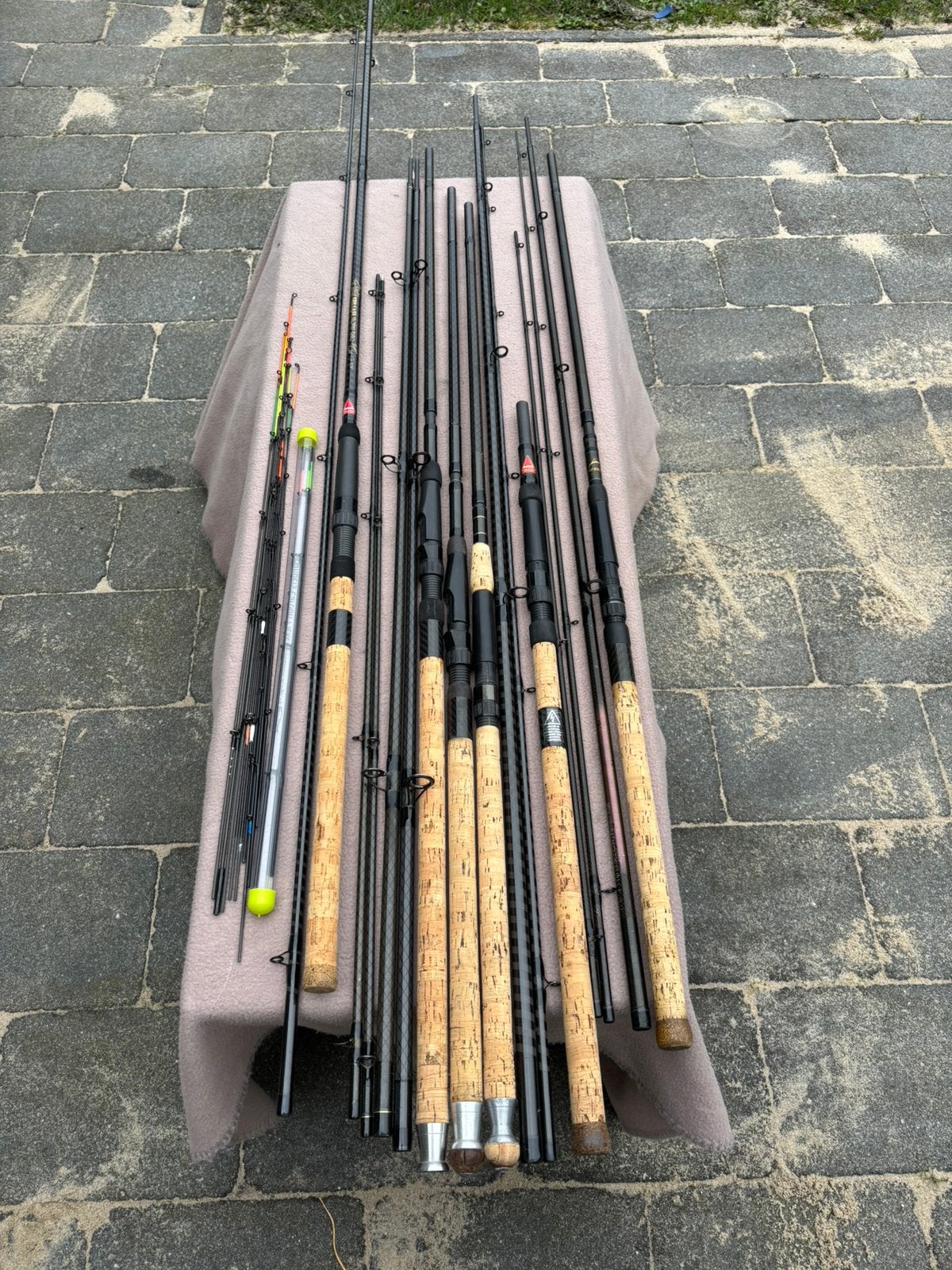 5 x tricast feederhengel trophy, legend, euro, Watersport en Boten, Hengelsport | Witvissen, Ophalen of Verzenden, Gebruikt, Werphengel