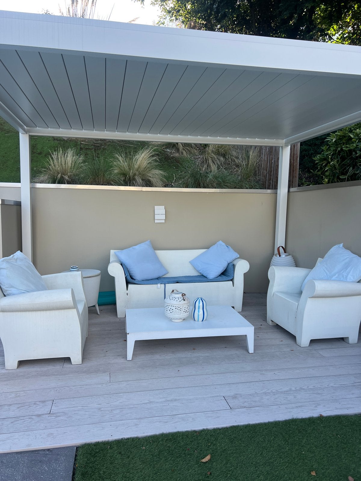 Philippa Starck kartell bubble club set wit lounge, Ophalen, 4 zitplaatsen, Kunststof, Gebruikt