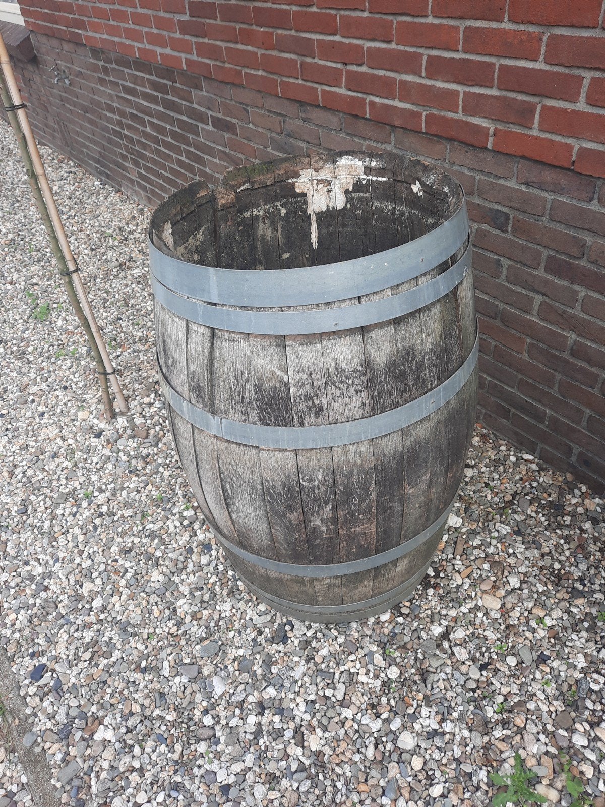 oud wijn of whiskey vat, 150 liter of meer, Ophalen, Gebruikt, Hout