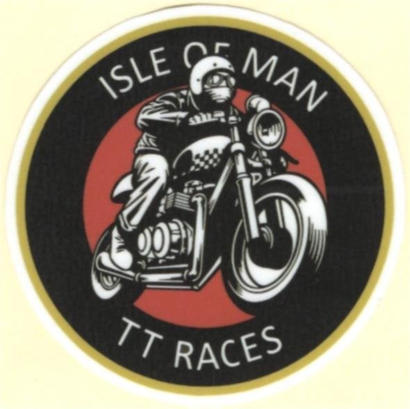 Isle of MAN TT Races sticker #3, Verzenden