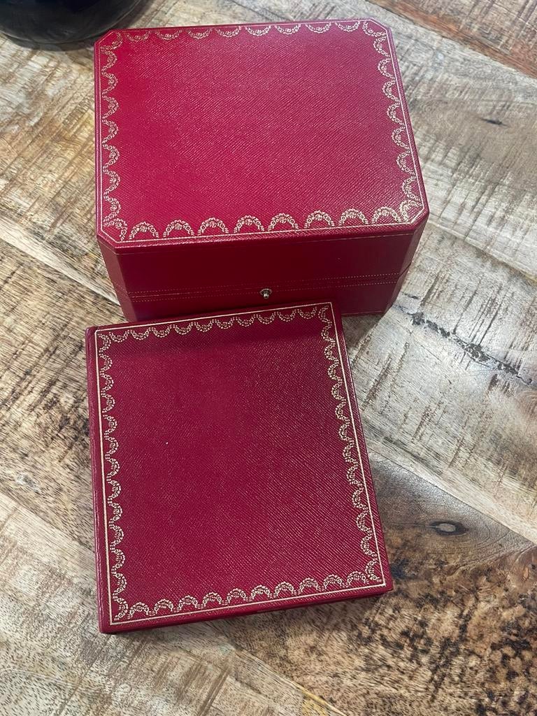 Cartier santos 100 2656, Overige merken, Staal, Polshorloge, Ophalen of Verzenden