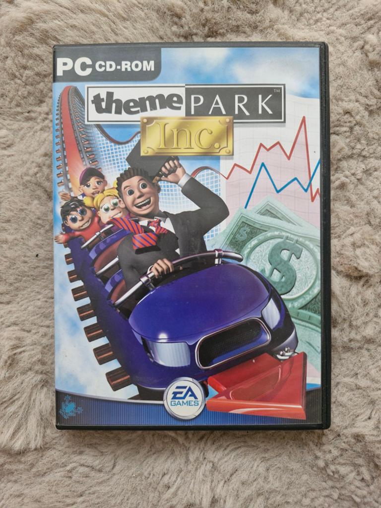 Theme Park Inc. PC CD-ROM - Bouw je eigen pretpark!, Spelcomputers en Games, Games | Pc, Gebruikt, 1 speler, Ophalen of Verzenden