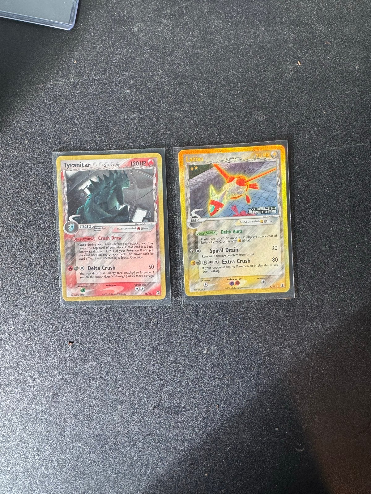 Tyranitar en Latias Delta Species Pokémon kaarten los of set, Hobby en Vrije tijd, Verzamelkaartspellen | Pokémon, Ophalen of Verzenden
