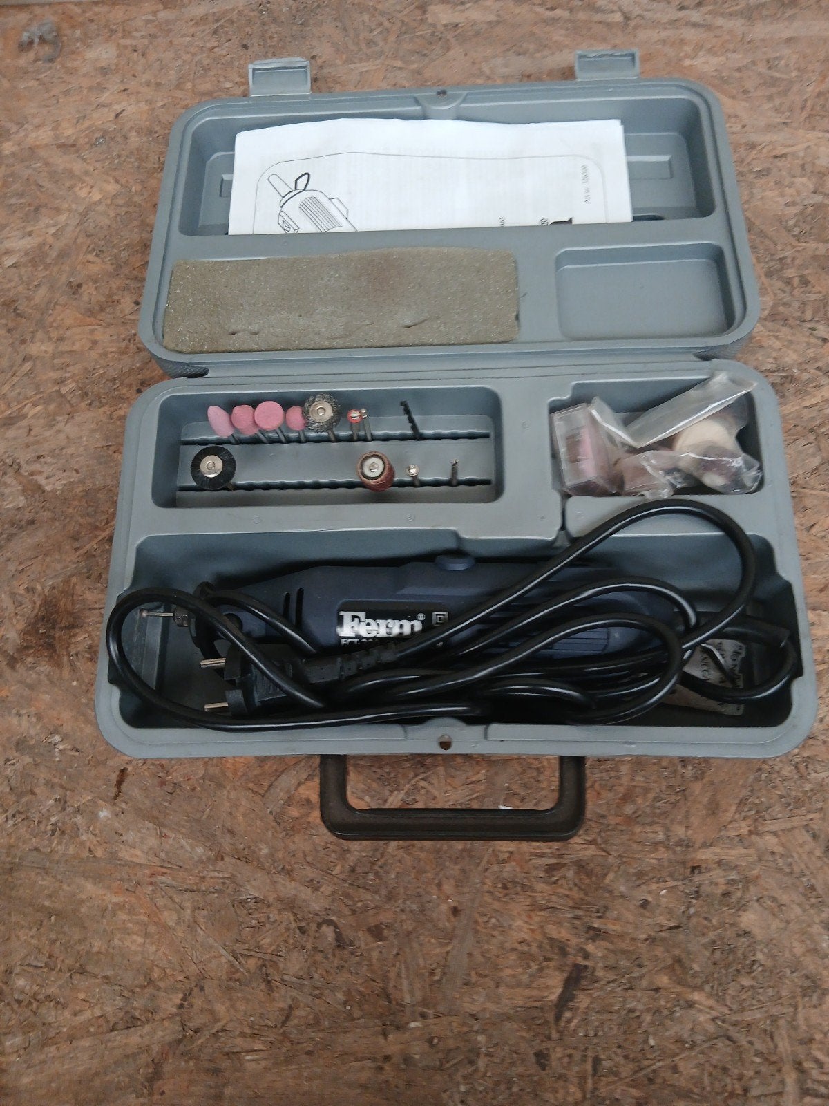 Ferm FCT-300 Combitool met accessoires en koffer, Ophalen of Verzenden