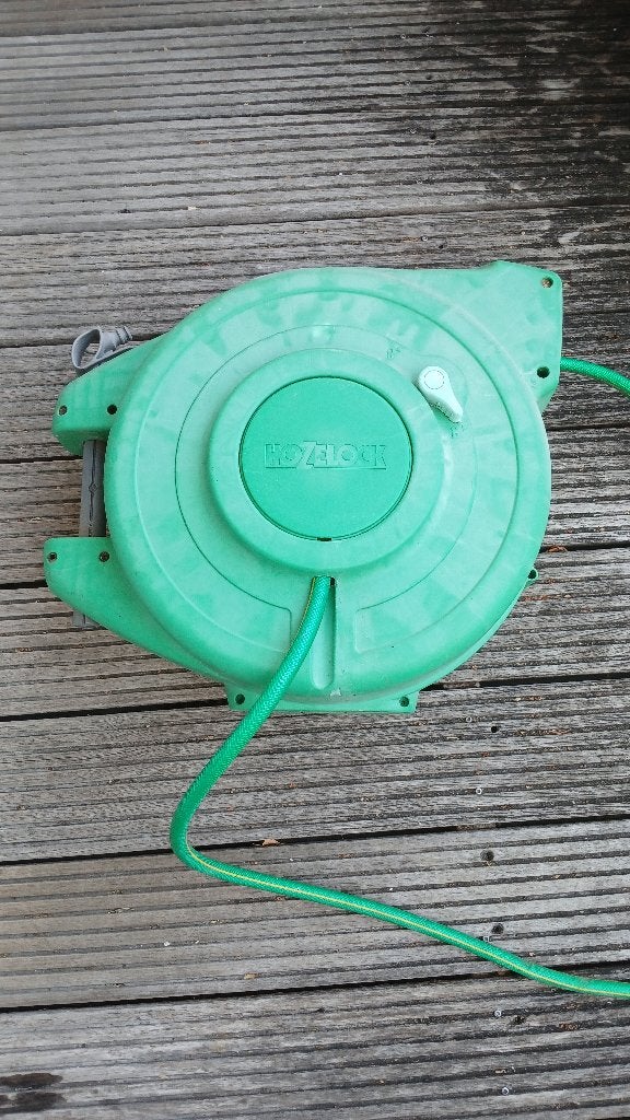 Slanghaspel hozelock, Tuin en Terras, Tuinslangen, Ophalen, Gebruikt, Tuinslanghaspel
