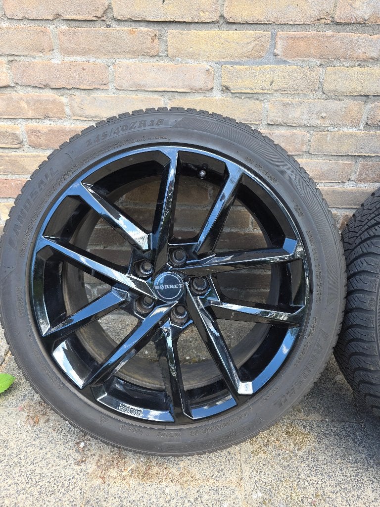 Set velgen met  All season banden, Ophalen, 18 inch, Banden en Velgen, All Season