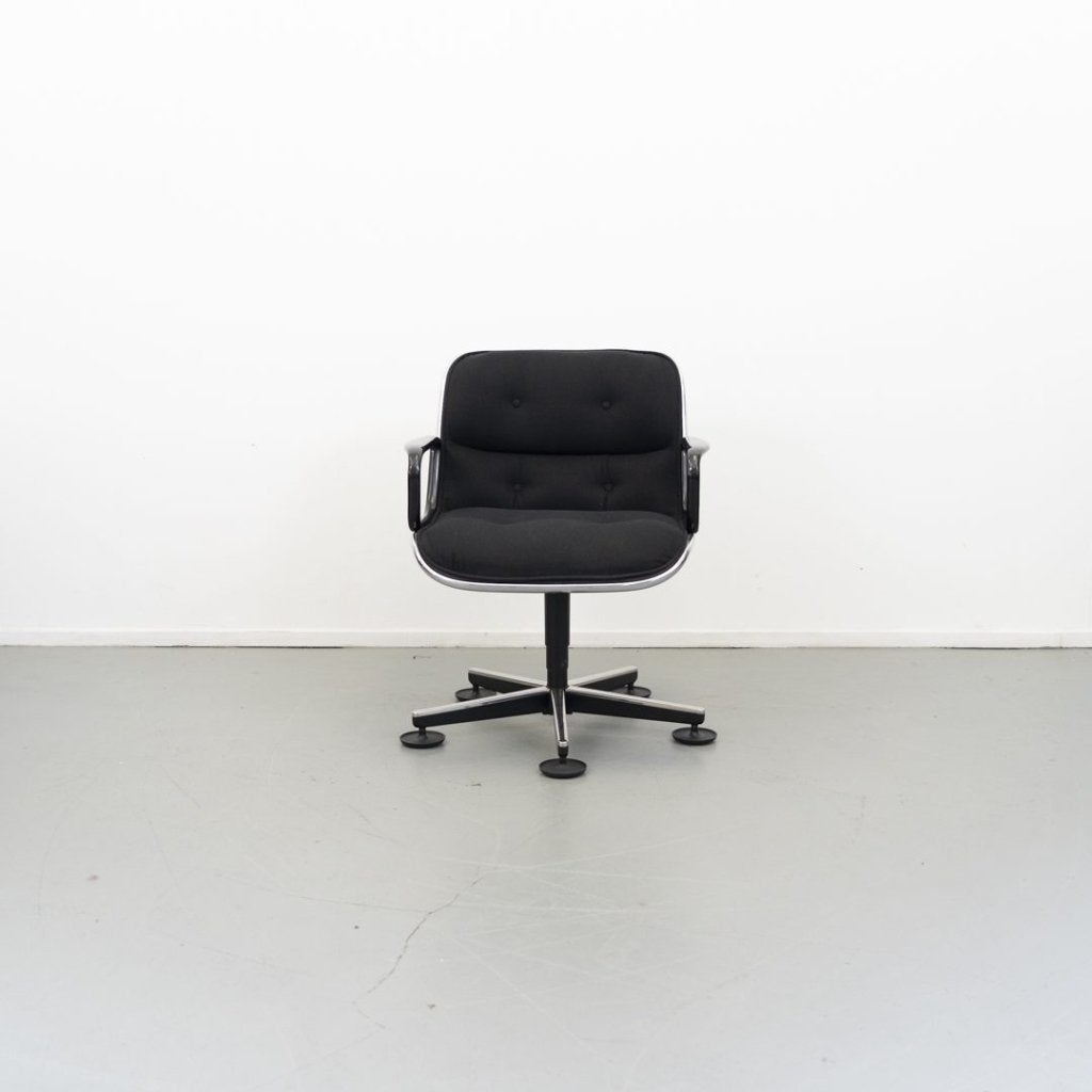 Knoll Pollock Excecutive Chair Bureaustoel Zwart, Niet ingevuld, Zo goed als nieuw, Niet ingevuld, Niet ingevuld