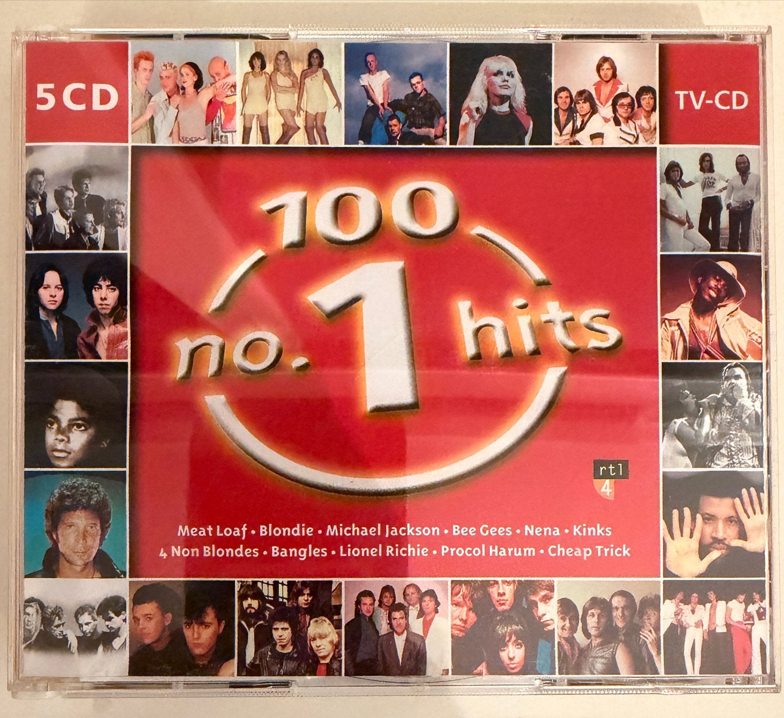100 No. 1 Hits - 5CD TV-CD - Diverse artiesten, Pop, Ophalen of Verzenden, Zo goed als nieuw, Inclusief boekje
