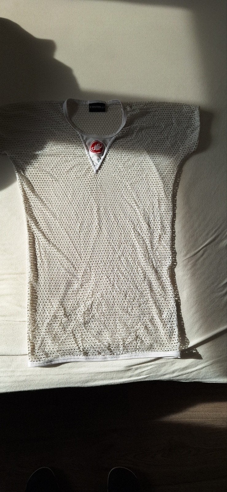 Castelli Fiets Base Layer Wit Korte Mouw, Ophalen of Verzenden