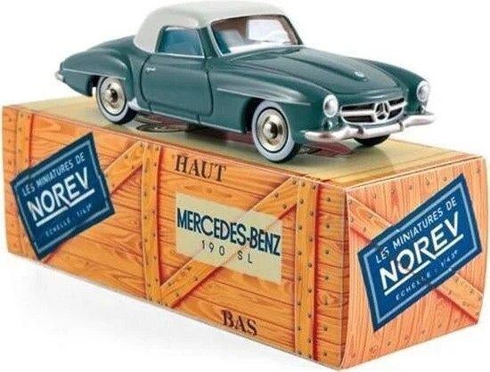 MERCEDES BENZ 190 SL 1956, Hobby en Vrije tijd, Modelauto's | 1:43, Ophalen of Verzenden, Nieuw, Auto, Norev