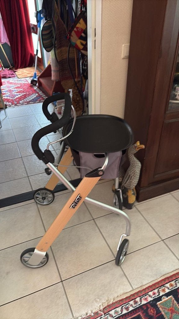 Trust indoor rollator zgan, Ophalen, Opvouwbaar, Zo goed als nieuw