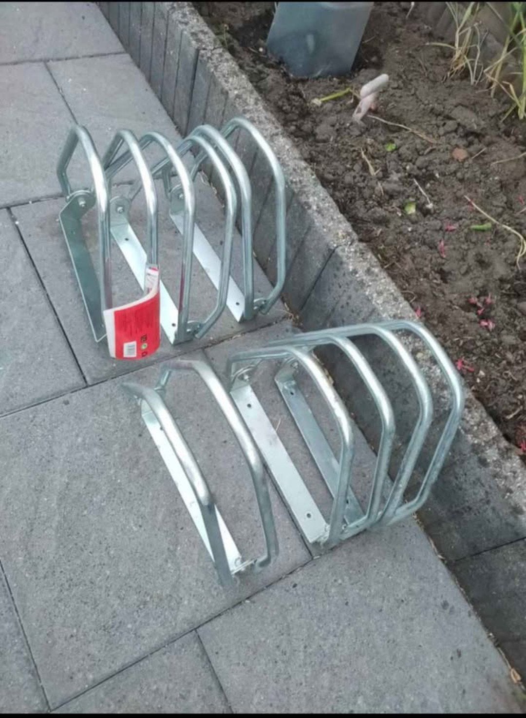 fietsenrek, Ophalen