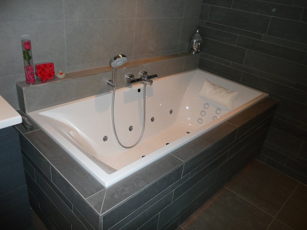 Villeroy & Boch Whirlpool Air + Hydro La Belle inbouw 180x80, Ophalen, Gebruikt, Vast, Inbouw