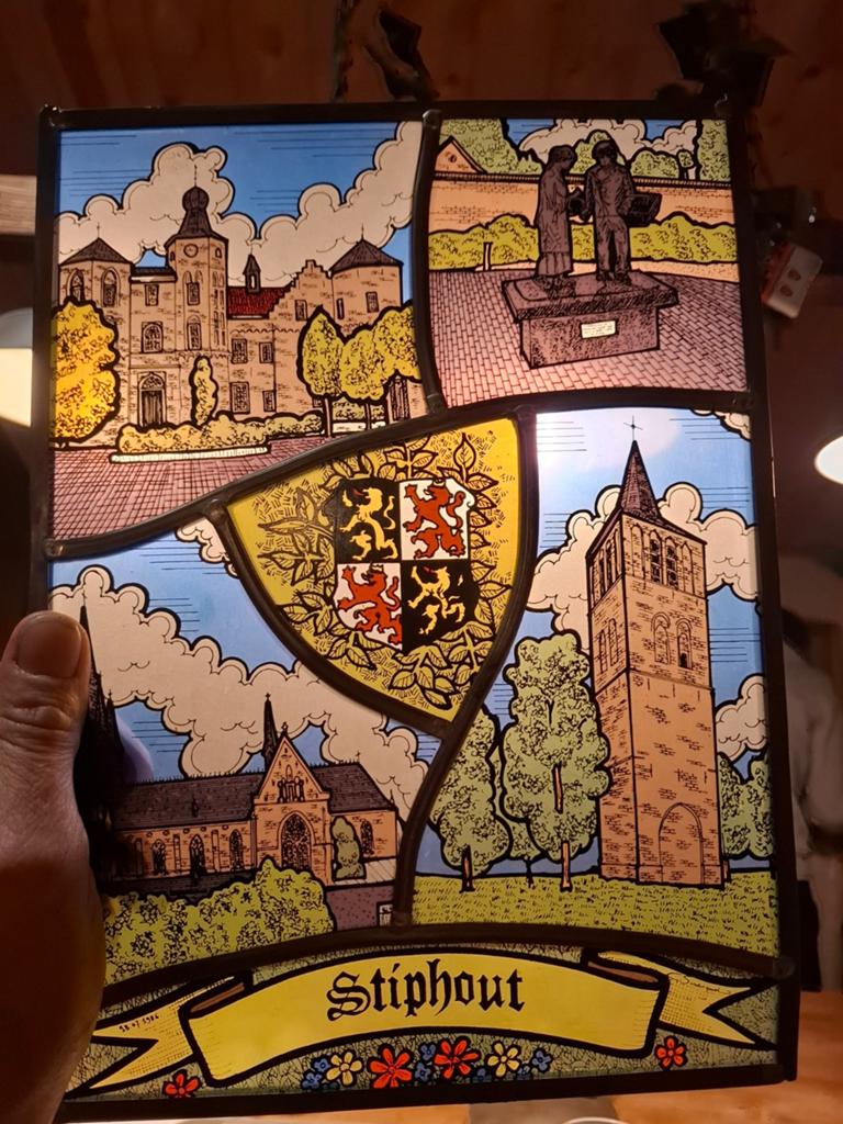 glas en lood, Ophalen of Verzenden, Minder dan 80 cm, Minder dan 80 cm