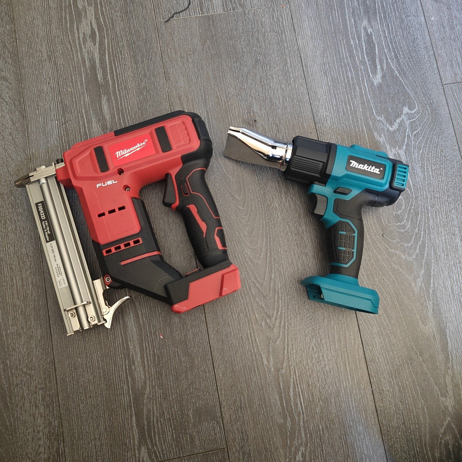 Makita heteluchtpistool en Milwaukee tacker, Ophalen of Verzenden
