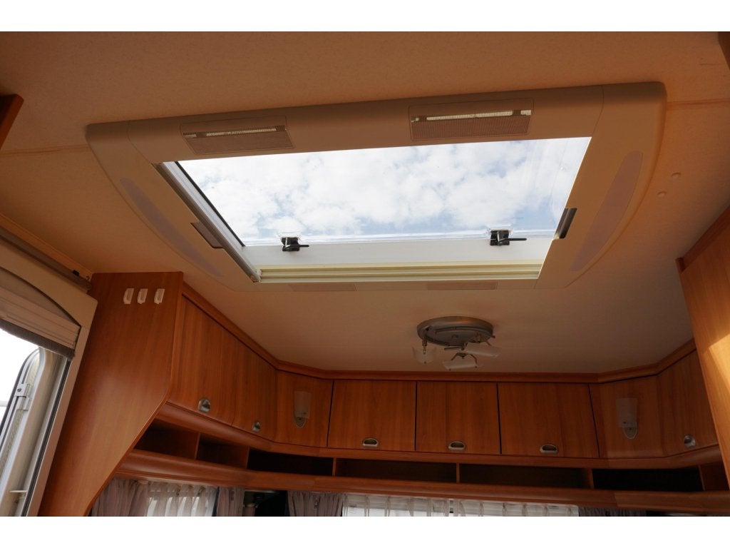 Hobby De luxe Easy 450 UF incl.unico luifel,mover, Caravans en Kamperen, Hobby, Bedrijf, 5 tot 6 meter, Tot en met 4